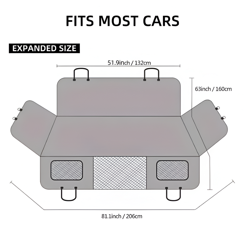 Universal Pet Seat Protector & Back Extender