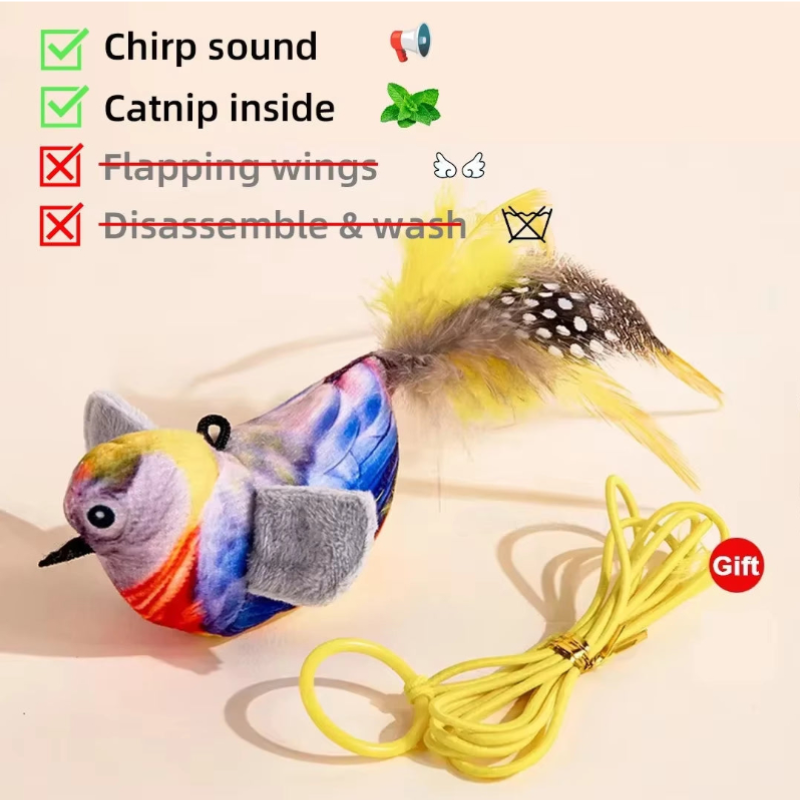 Rechargeable Chirping Flapping Bird