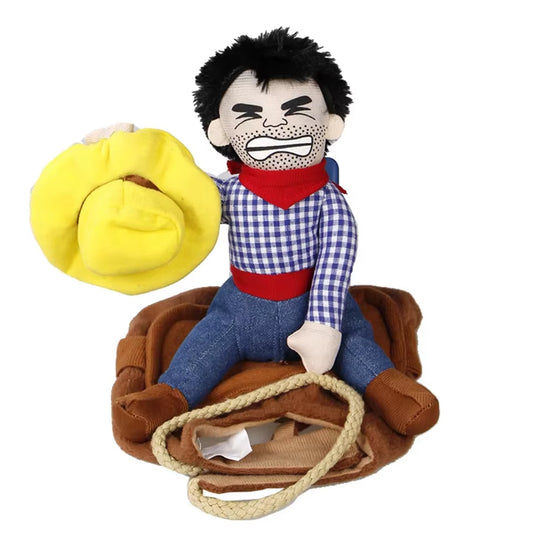 Halloween Dog Costumes Funny Cowboy Outfit Party Pet Clothes Dressing up Jacket Coats Bulldog Chihuahua Small Large Dogs Puppy