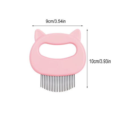 Cat Comb Massage Brush Kitten Shaped Hair Removal Comb for Cats Dog Hair Comb Large Dog Fleas Cleaning Beauty Pet Grooming Tool