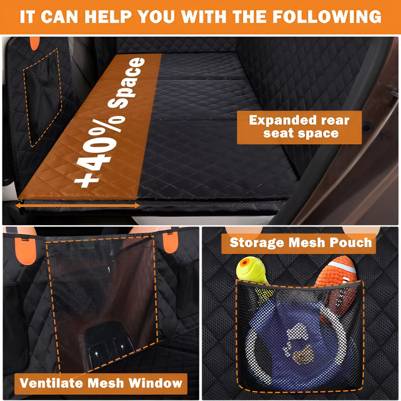 Universal Pet Seat Protector & Back Extender