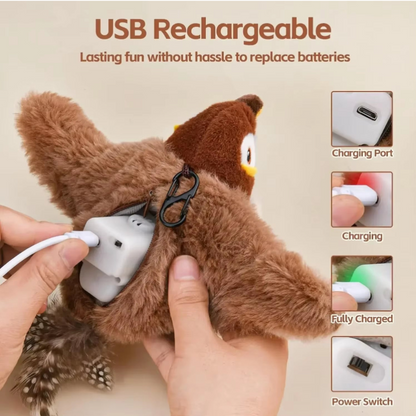 Rechargeable Chirping Flapping Bird