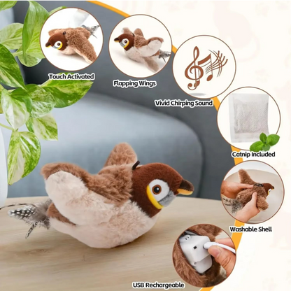 Rechargeable Chirping Flapping Bird
