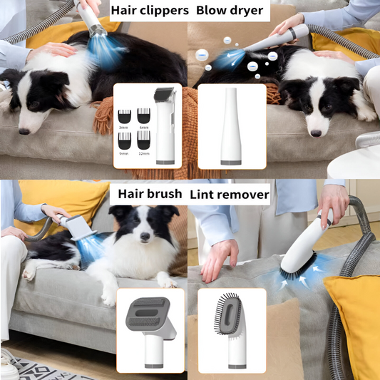 All-in-One Pet Grooming & Vacuum Kit